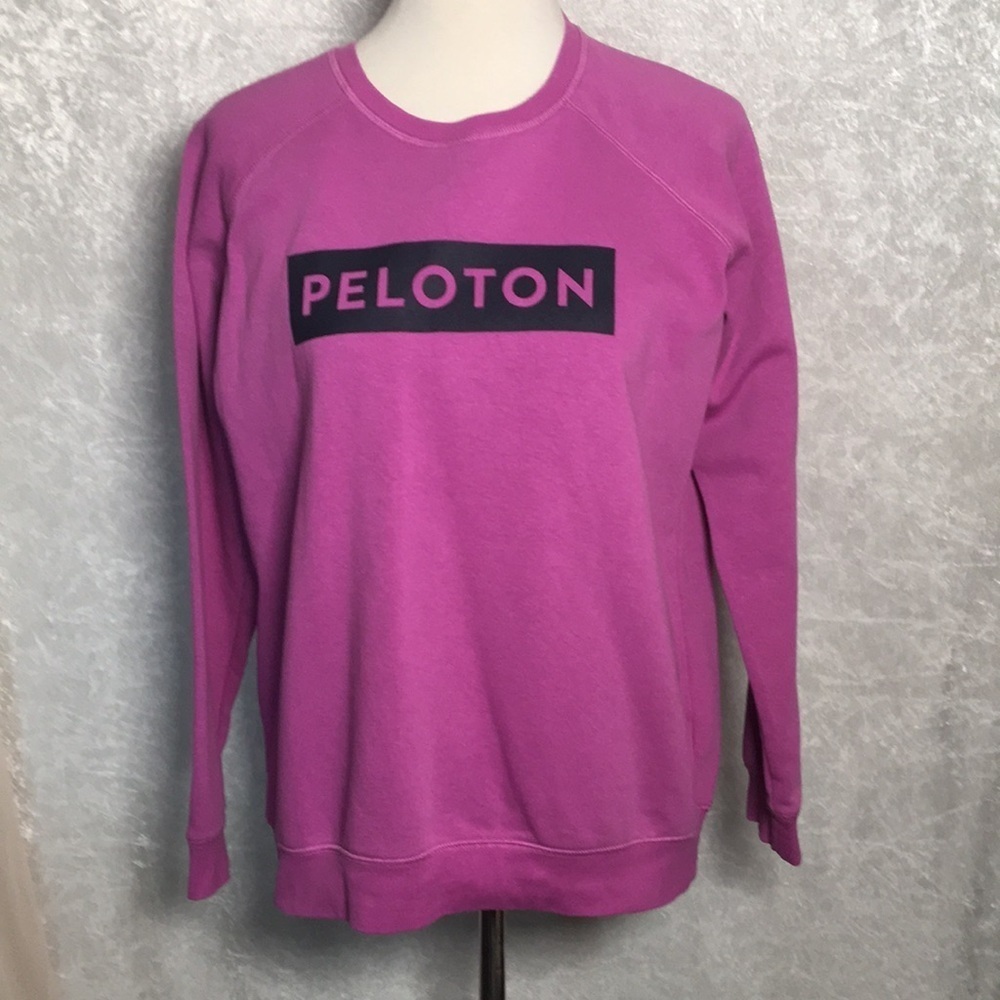 Peloton Pink Sweatshirt Size Small